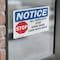 Signmission All Forklifts Stop Honk Horn Sign With Symbol, 7 in W x Rectangle, Vinyl Decal OS-2PACK-NS-D-57-L-10117 - alternate 5